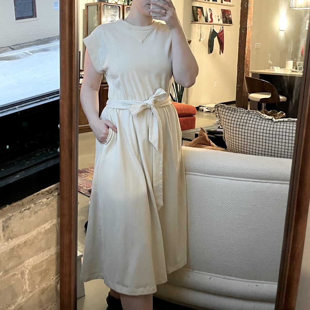 Who What Wear midi sweatshirt dress